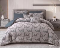 مفرش وجهين مشجر - نفرين Rosie-09