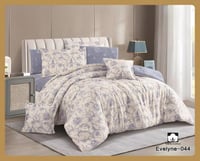 مفرش قطن نفر 4 قطع Evelyne -044