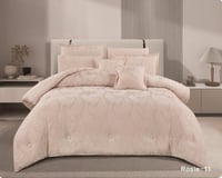 مفرش وجهين مشجر - نفرين Rosie-11