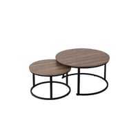 طقم شاي خشب 2قطعه