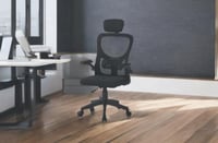 كرسي مكتبي اسود مفرد