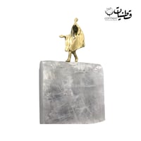 تحفة حجر كريستال طبيعي