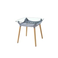 طاولة كوفي زجاج 80*80