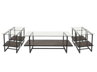 طقم شاي خشب 1+4