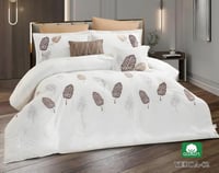 مفرش قطن وجهين مشجر - نفرين YEDDA-02