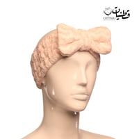 ربطة شعر - وردي مموج