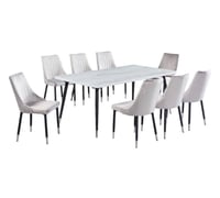 طاولة طعام رخام 8 كرسي