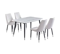 طاولة طعام رخام 4 كرسي