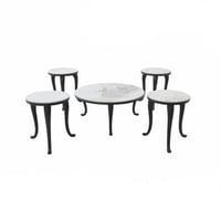 طقم شاي سراميك 1+4