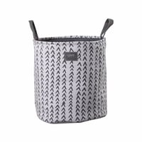 سلة غسيل ابيض v رصاصي