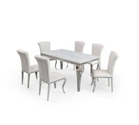 طاولة طعام 6كرسي ملكي