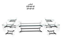 طقم شاي زجاج +اكرليك 1+4