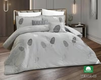 مفرش قطن وجهين مشجر - نفرين YEDDA-05