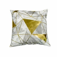 خدادية رمادي مخطط ذهبي