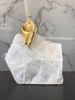 تحفه حجر كريستال طبيعي