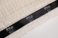 بطانية مخمل و فرو ابيض