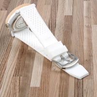 ساعة يد نسائية خشبية من بوبو بيرد سوار سيليكون لون...