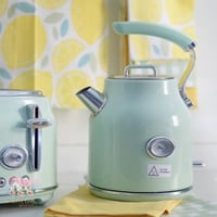 8888 غلاية ريترو معدنية بلون تيفاني مميز