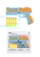 لعبة مسدس بطلقات اسفنجية