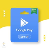 بطاقة جوجل بلاي 150 ريال سعودي