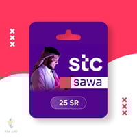 بطاقة شحن سوا 25 ريال