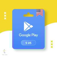 بطاقة جوجل بلاي 5$ امريكي