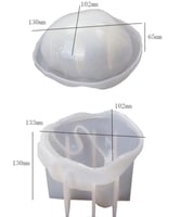 قالب حامل شمعة أو مكسرات او منكهات