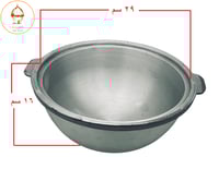 قدر بخاري افغاني حجم صغير 6 لتر