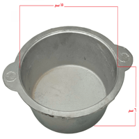 طاوه عميقه او صاج نفر من المعدن