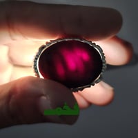 خاتم فضه عيار 999 فاخر حجر عقيق يماني طبيعي نادر م...