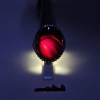 خاتم فضه فخم حجر عقيق شفة العبد يماني طبيعي نادر