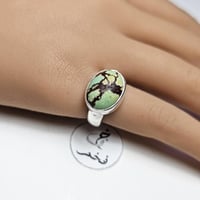 خاتم ملكي فضه فخم حجر فيروز نيشابوري نادر قديم طبي...