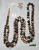 مسباح كهرمان سومطري طبيعي اصلي 99 خرزه سبحة فخمه