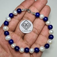 اسواره لؤلؤ طبيعي زراعي وفيروزي لولو فخمه