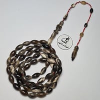 سبحة مميزة قرن طبيعي مسباح فخم