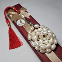 سبحة لولو طبيعي زراعي مميز شكة تفصيل يدوي فخمه مسب...