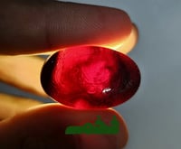 طلب خاص للعميل حجر عقيق يماني كرزي مزعفر طبيعي منق...