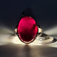 خاتم فضه نادر بحجر عقيق سليماني شفة عبد مصور ومهيب...