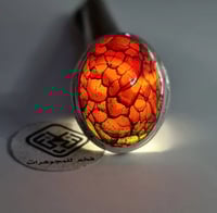 خاتم فضه ثقيلة مميزه بحجر عقيق التنين دراجون الفاخ...