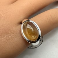 خاتم ملكي فضه فخم حجر سترين طبيعي فاخر