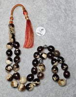 سبحة كهرمان سومطري طبيعي مشروط فاخر مسباح كهرمان ف...