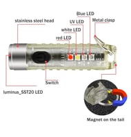 كشاف صغير متعدد الاضاءة
