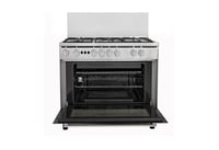 فرن غاز جنرال سوبريم 90*60سم 5 شعلات أمان كامل شوا...