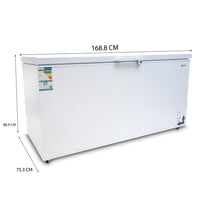 فريزر مسطح اوجين 500 لتر 17.6 قدم لون ابيض