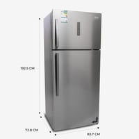 ثلاجة أوجين 564 لتر ,19.8 قدم مكعب ,بابين ,تبريد ب...