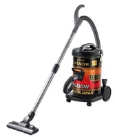 مكنسة برميل هيتاشي 21 لتر 2500 واط اسود في احمر (ي...