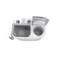 غسالة جنرال سوبريم نصف اوتوماتيك حوضين 6 كيلو, لون...