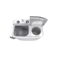 غسالة جنرال سوبريم نصف اوتوماتيك حوضين 7 كيلو, لون...