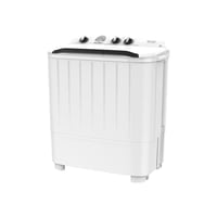 غسالة جنرال سوبريم نصف اوتوماتيك حوضين 6 كيلو, لون...