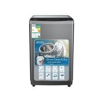 غسالة جنرال سوبريم اوتوماتيك فتحة علوية 8 كغ فضي